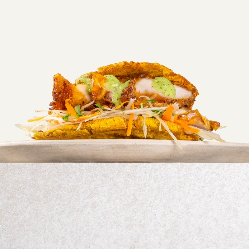 Chicken sandwiches, the legendary green sauce
